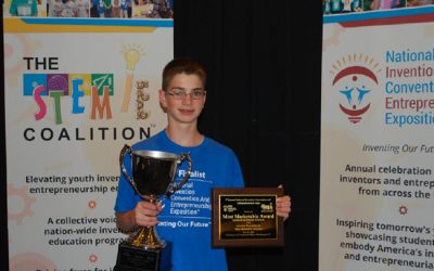 Southington student wins award at National Invention Convention in Washington D.C.